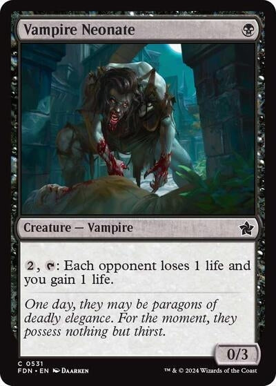Image for Vampire Neonate (531) - Magic: The Gathering