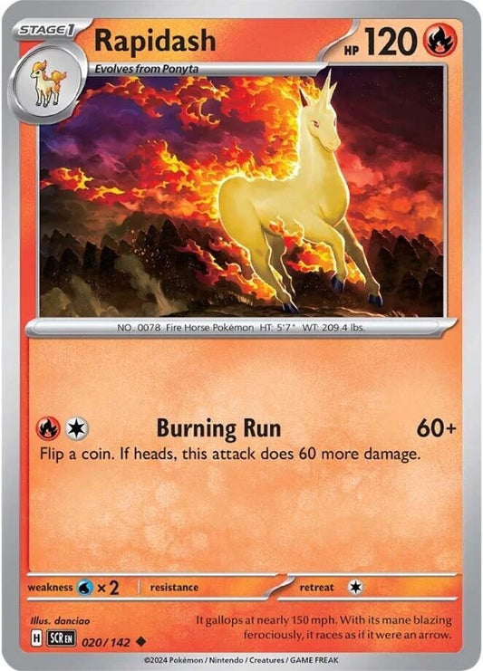 Image for Rapidash (020/142) - Pokemon