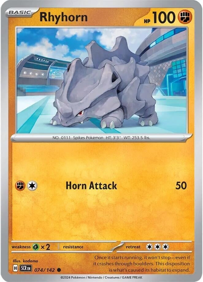 Image for Rhyhorn (074/142) - Pokemon