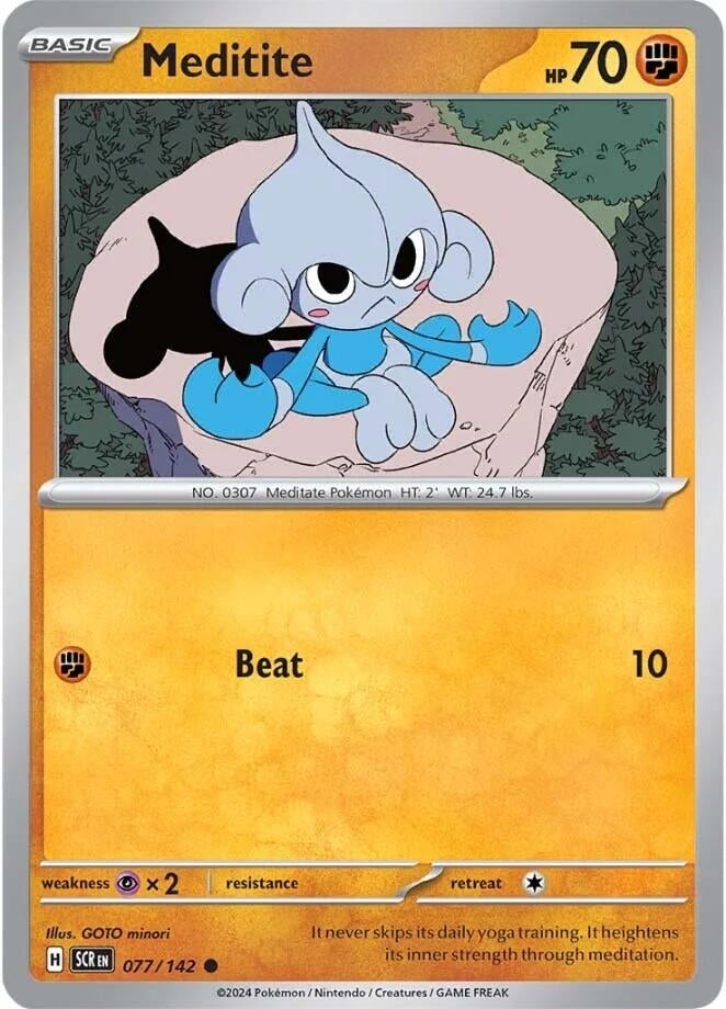 Image for Meditite (077/142) - Pokemon