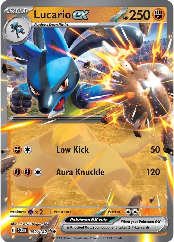 Image for Lucario ex (082/142) - Pokemon