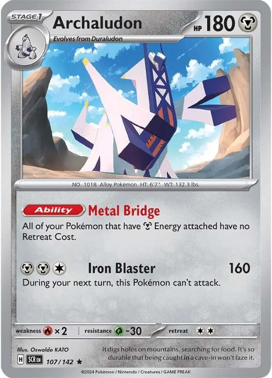 Image for Archaludon (107/142) - Pokemon