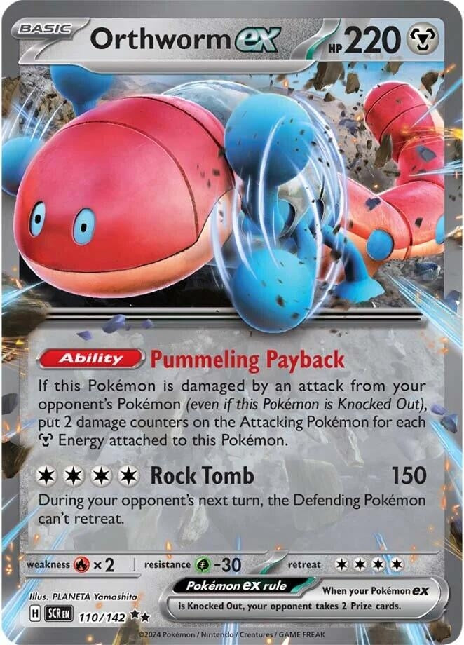 Image for Orthworm ex (110/142) - Pokemon