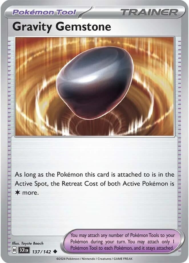 Image for Gravity Gemstone (137/142) - Pokemon