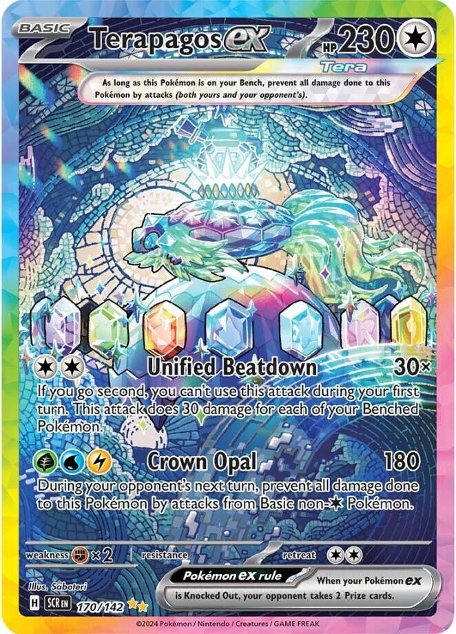 Image for Terapagos ex (170/142) - Pokemon