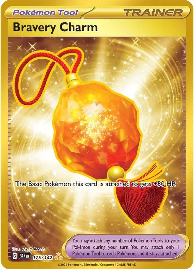 Image for Bravery Charm (175/142) - Pokemon