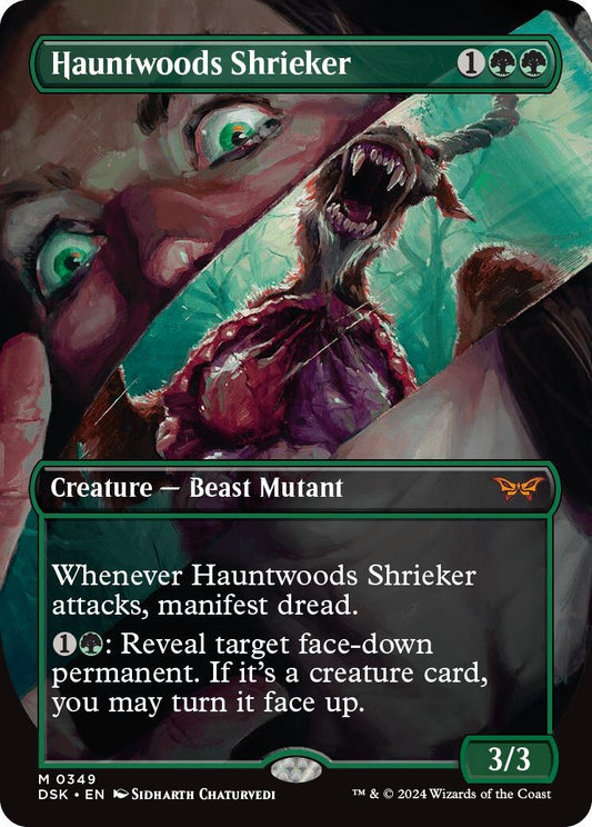 Image for Hauntwoods Shrieker (Borderless) (349) - Magic: The Gathering
