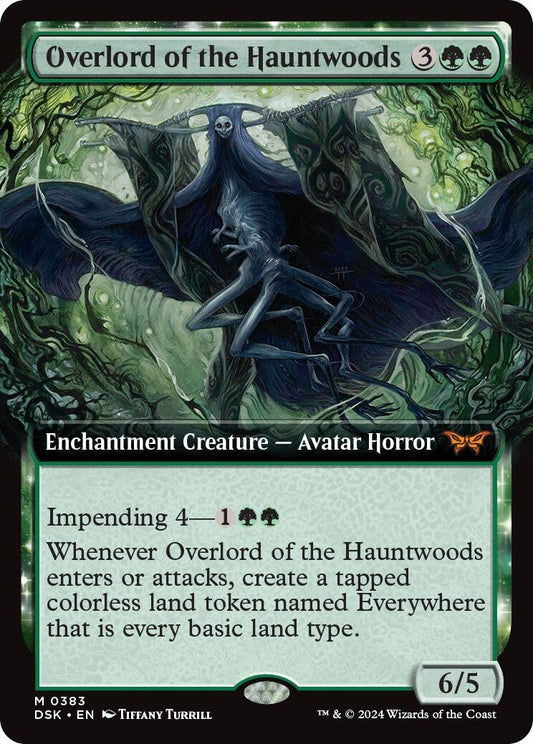 Image for Overlord of the Hauntwoods (Extended Art) (383) - Magic: The Gathering