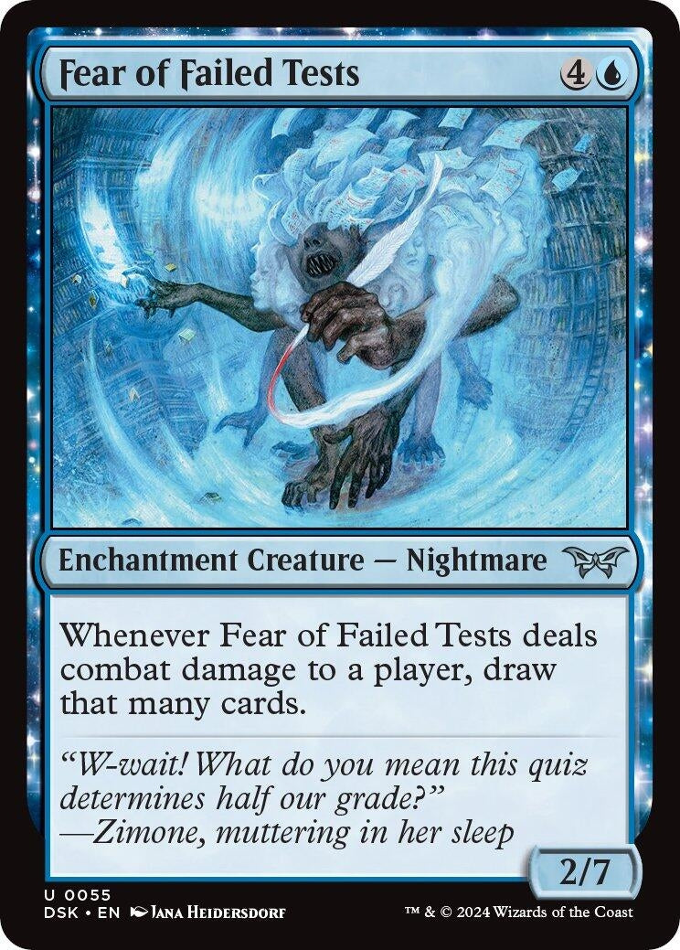 Image for Fear of Failed Tests (55) - Magic: The Gathering