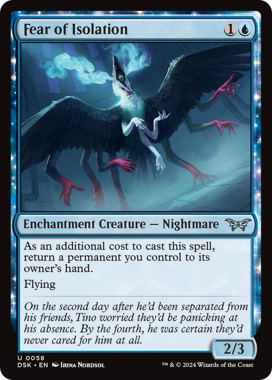 Image for Fear of Isolation (58) - Magic: The Gathering