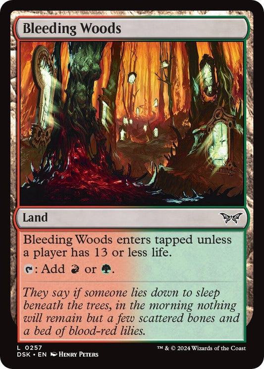 Image for Bleeding Woods (257) - Magic: The Gathering