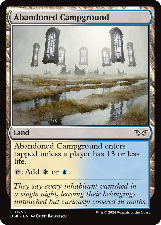 Image for Abandoned Campground (255) - Magic: The Gathering