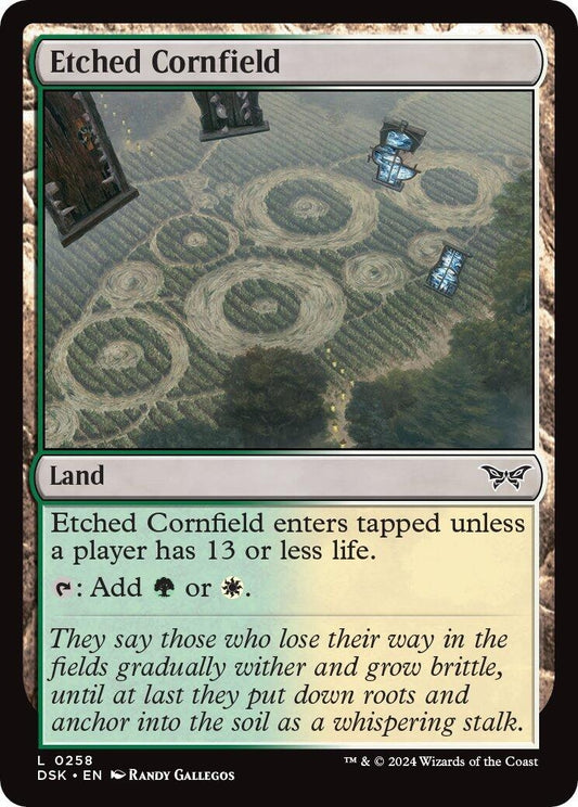 Image for Etched Cornfield (258) - Magic: The Gathering