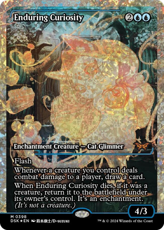 Image for Enduring Curiosity (Showcase) (Fracture Foil) (398) - Magic: The Gathering