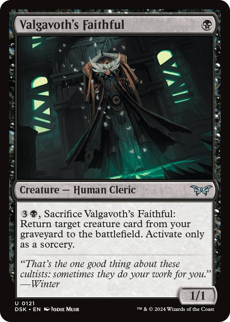 Image for Valgavoth's Faithful (121) - Magic: The Gathering