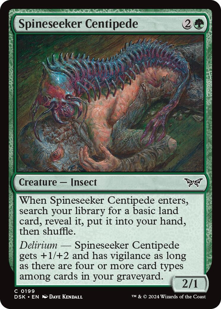 Image for Spineseeker Centipede (199) - Magic: The Gathering