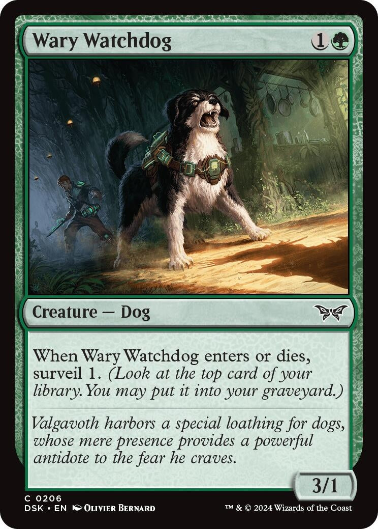 Image for Wary Watchdog (206) - Magic: The Gathering