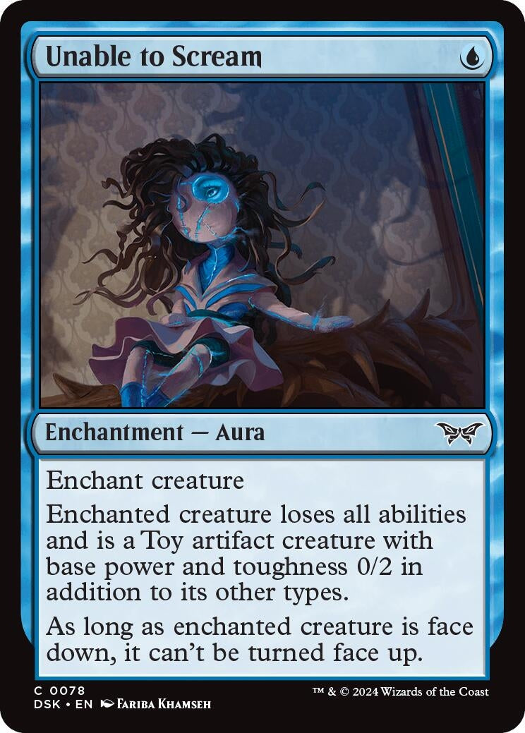Image for Unable to Scream (78) - Magic: The Gathering