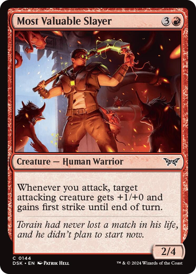 Image for Most Valuable Slayer (144) - Magic: The Gathering
