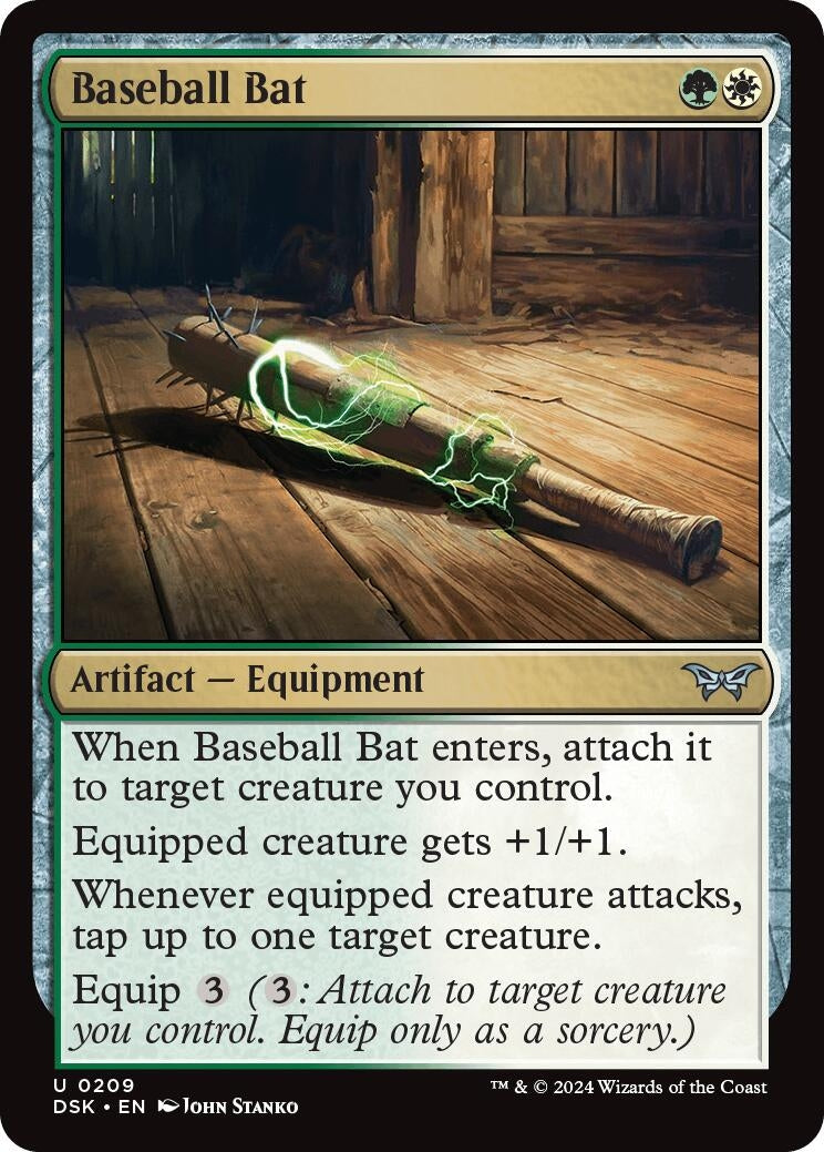 Image for Baseball Bat (209) - Magic: The Gathering
