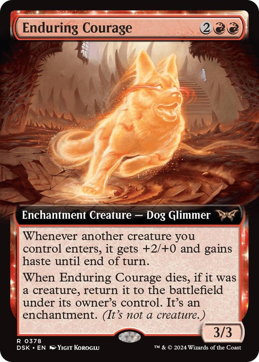 Image for Enduring Courage (Extended Art) (378) - Magic: The Gathering