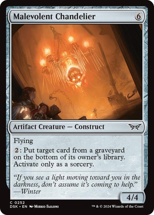 Image for Malevolent Chandelier (252) - Magic: The Gathering