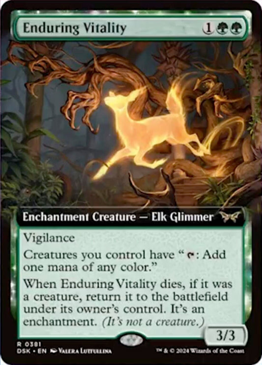 Image for Enduring Vitality (Extended Art) (381) - Magic: The Gathering