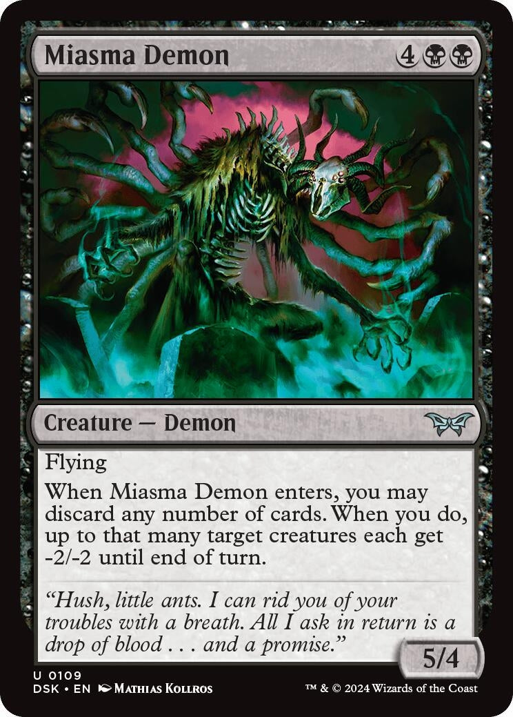 Image for Miasma Demon (109) - Magic: The Gathering