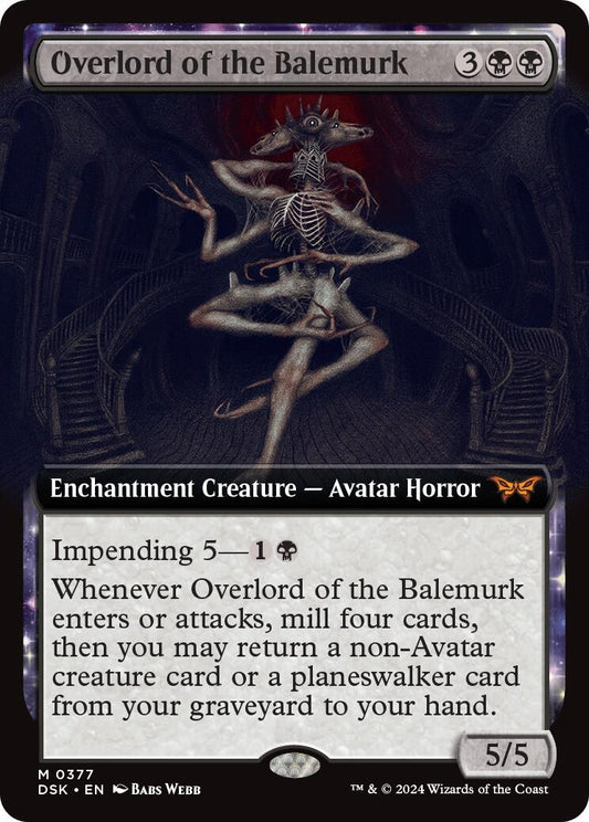 Image for Overlord of the Balemurk (Extended Art) (377) - Magic: The Gathering