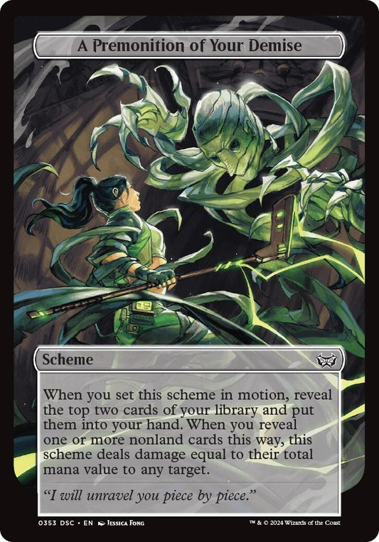 Image for A Premonition of Your Demise (Full Art) (353) - Magic: The Gathering