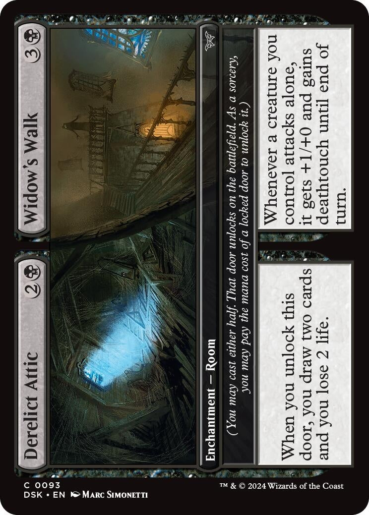 Image for Derelict Attic // Widow's Walk (93) - Magic: The Gathering
