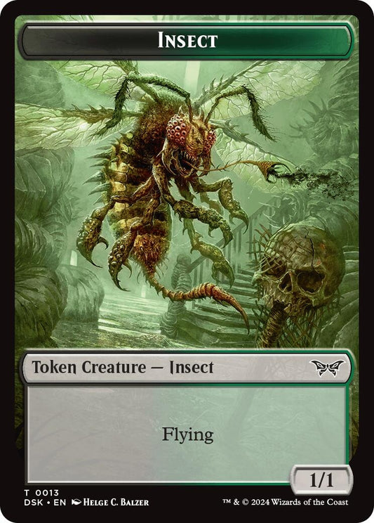 Image for Insect (0013) // Spider Double-Sided Token (13 // 12) - Magic: The Gathering