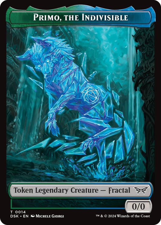 Image for Primo, the Indivisible // Manifest Double-Sided Token (14 // 18) - Magic: The Gathering