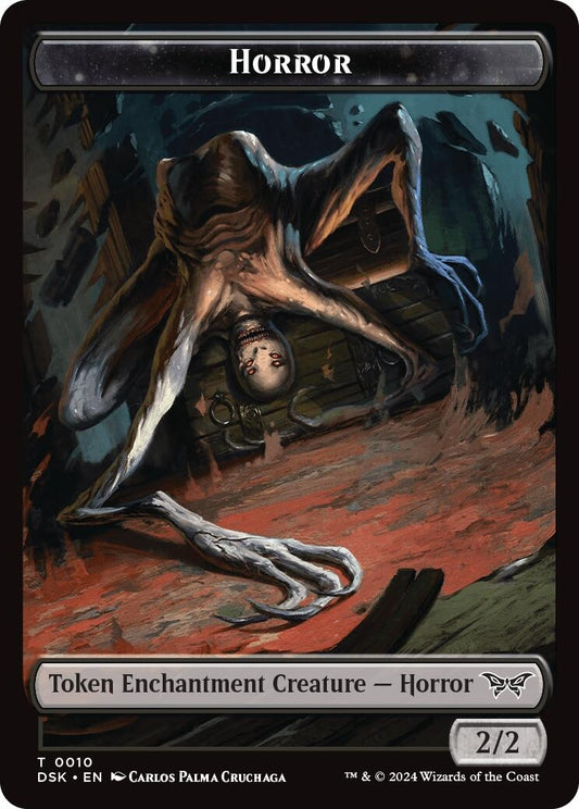 Image for Horror // Manifest Double-Sided Token (10 // 18) - Magic: The Gathering