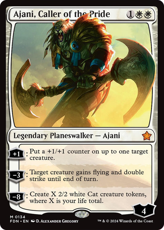 Image for Ajani, Caller of the Pride (134) - Magic: The Gathering