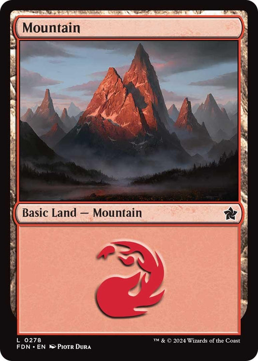 Image for Mountain (0278) (278) - Magic: The Gathering