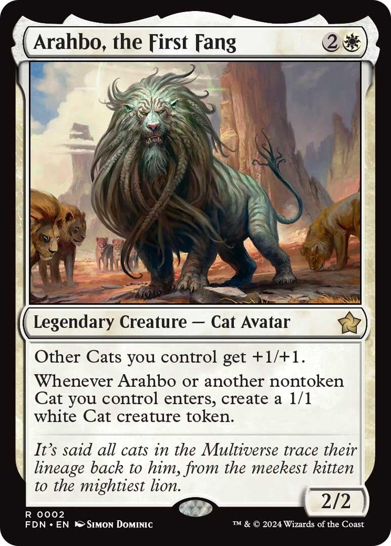 Image for Arahbo, the First Fang (2) - Magic: The Gathering