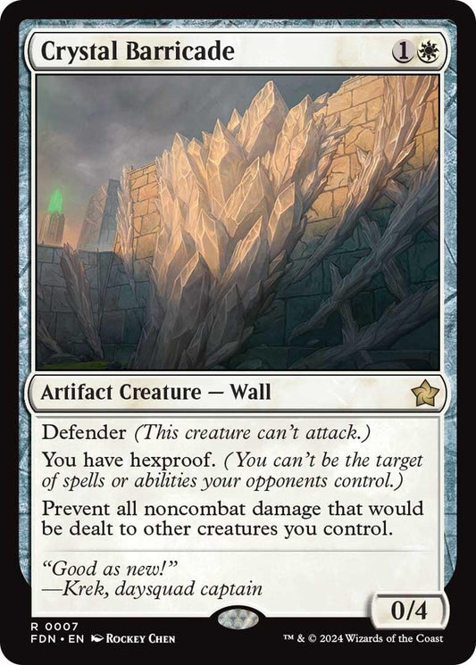 Image for Crystal Barricade (7) - Magic: The Gathering