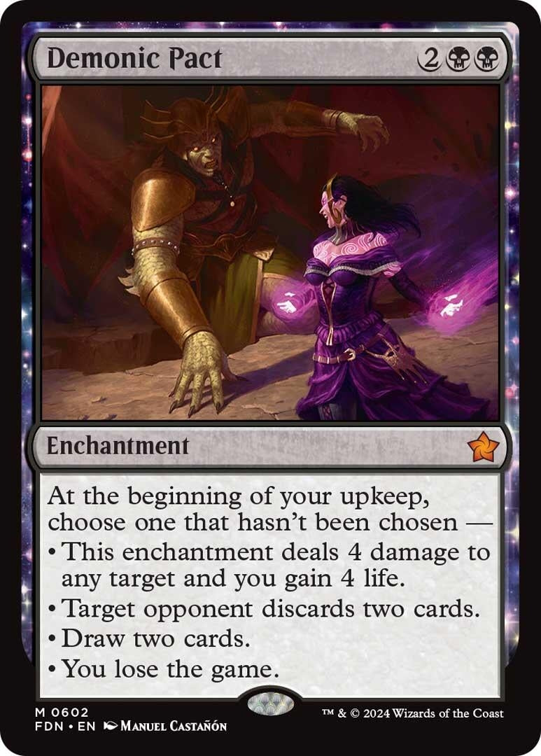 Image for Demonic Pact (602) - Magic: The Gathering