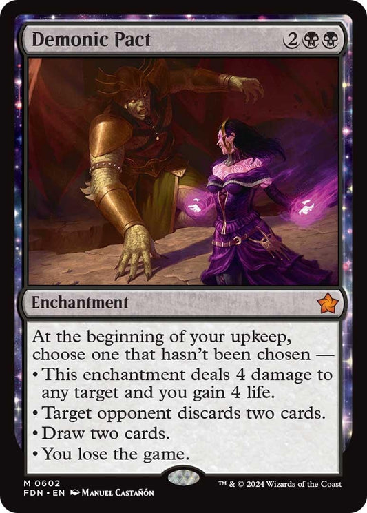 Image for Demonic Pact (602) - Magic: The Gathering