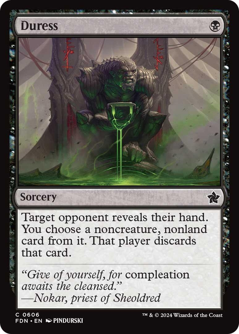 Image for Duress (606) - Magic: The Gathering