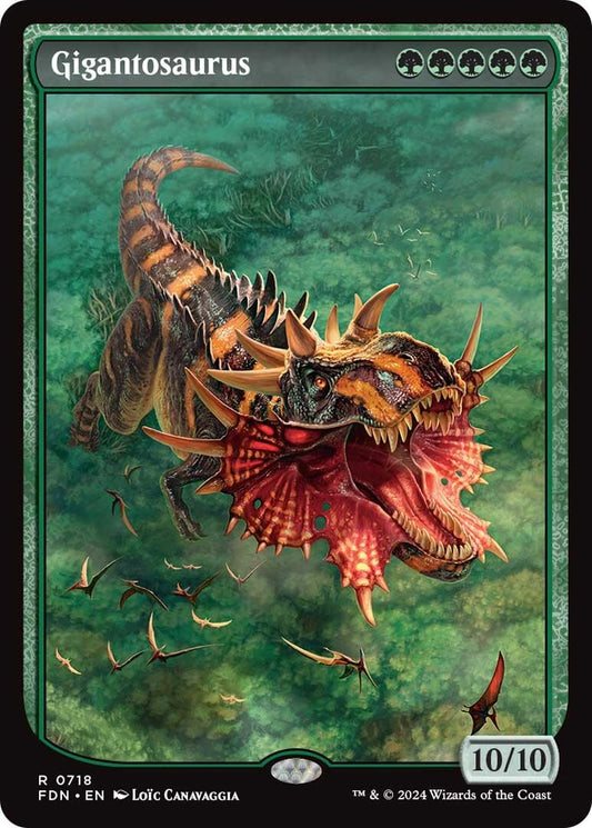 Image for Gigantosaurus (Full Art) (718) - Magic: The Gathering