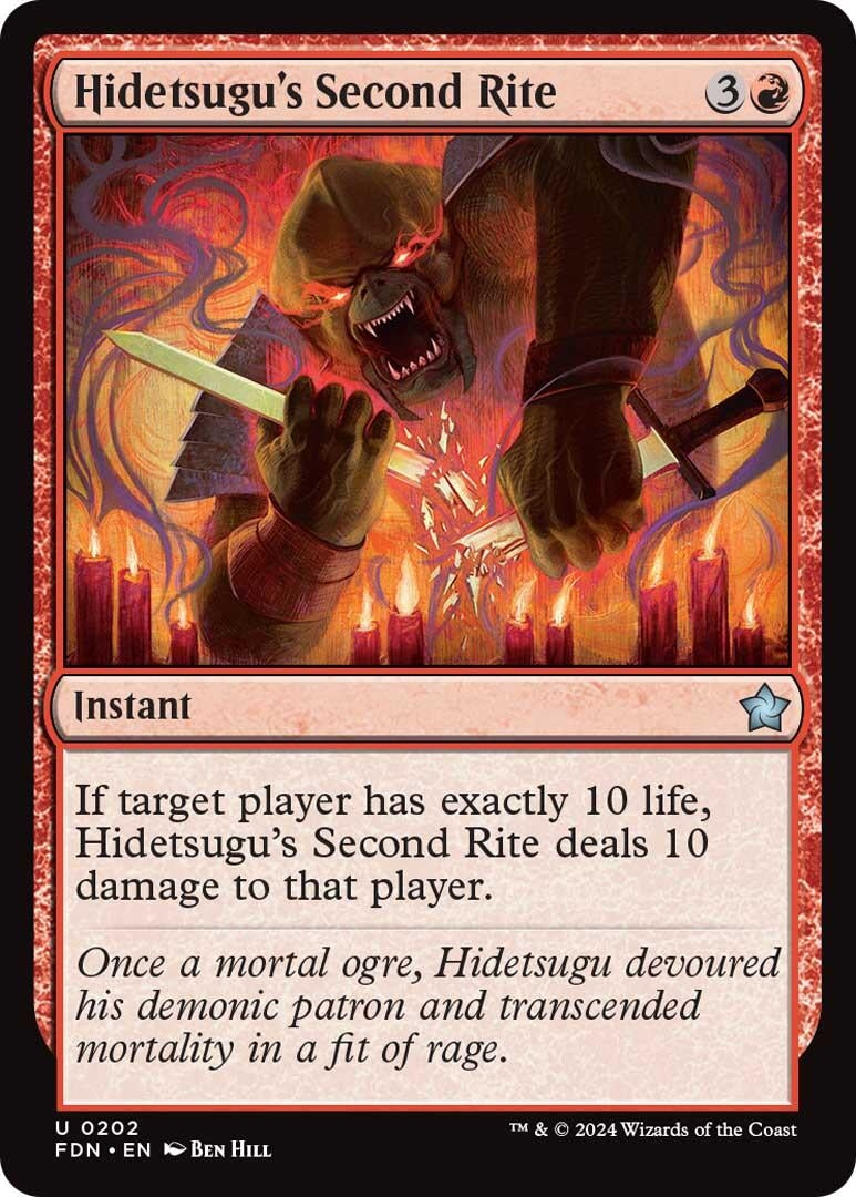 Image for Hidetsugu's Second Rite (202) - Magic: The Gathering