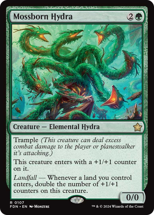Image for Mossborn Hydra (107) - Magic: The Gathering