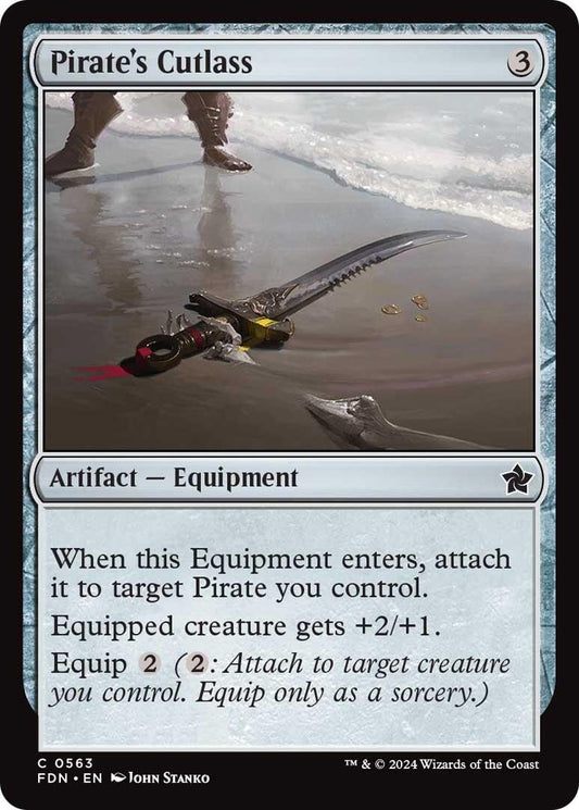 Image for Pirate's Cutlass (563) - Magic: The Gathering