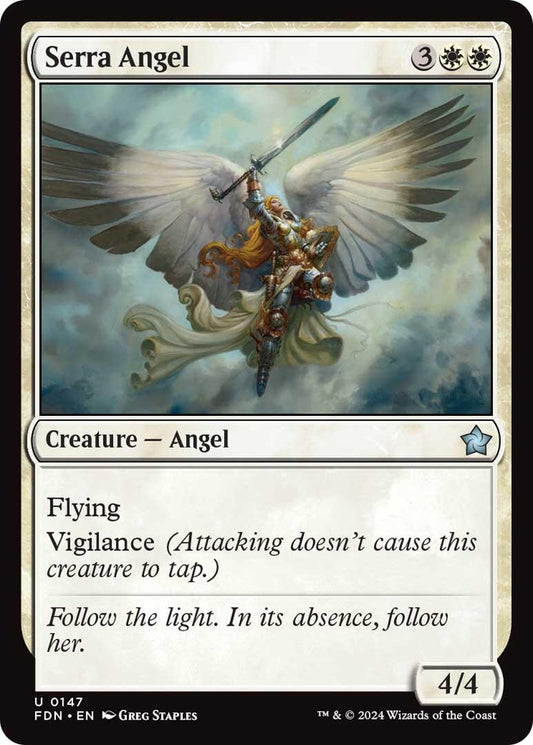 Image for Serra Angel (147) - Magic: The Gathering