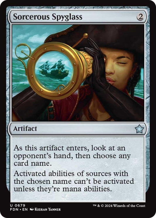 Image for Sorcerous Spyglass (679) - Magic: The Gathering