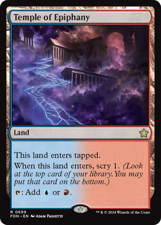 Image for Temple of Epiphany (699) - Magic: The Gathering