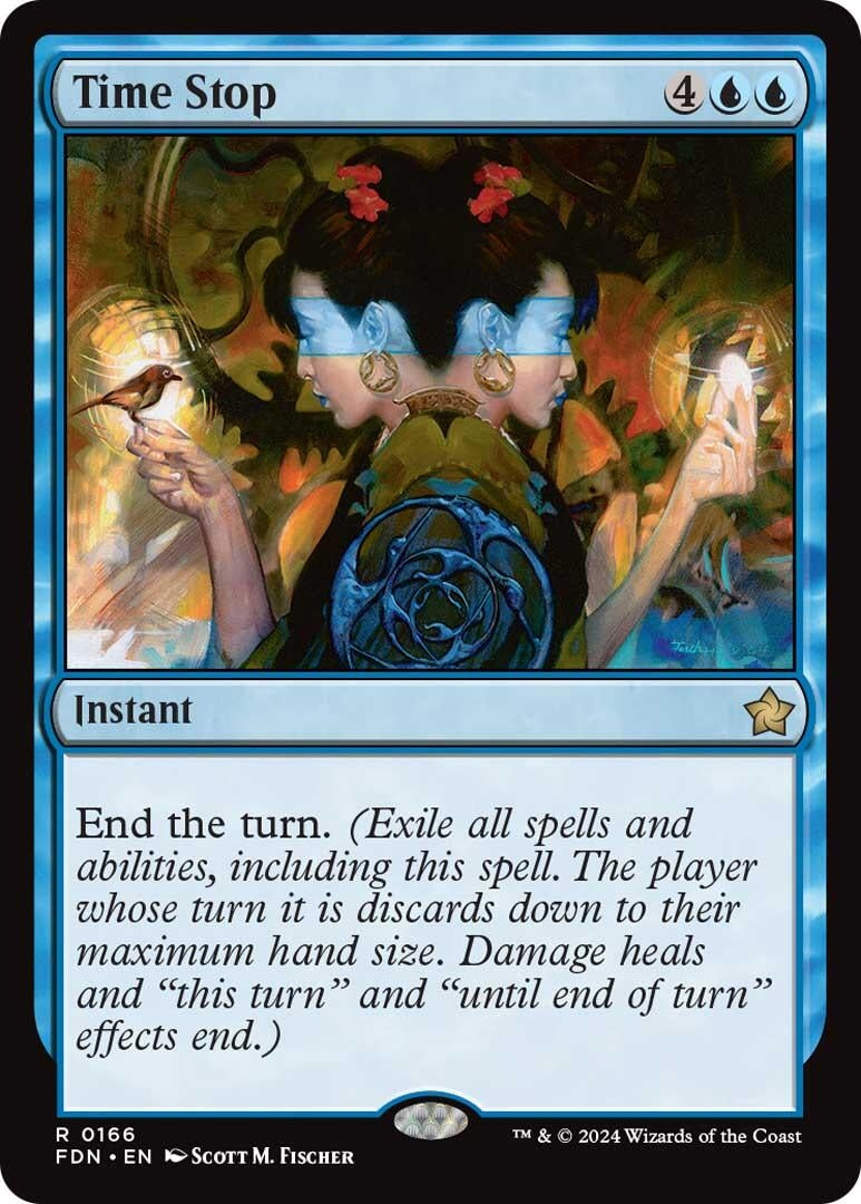 Image for Time Stop (166) - Magic: The Gathering