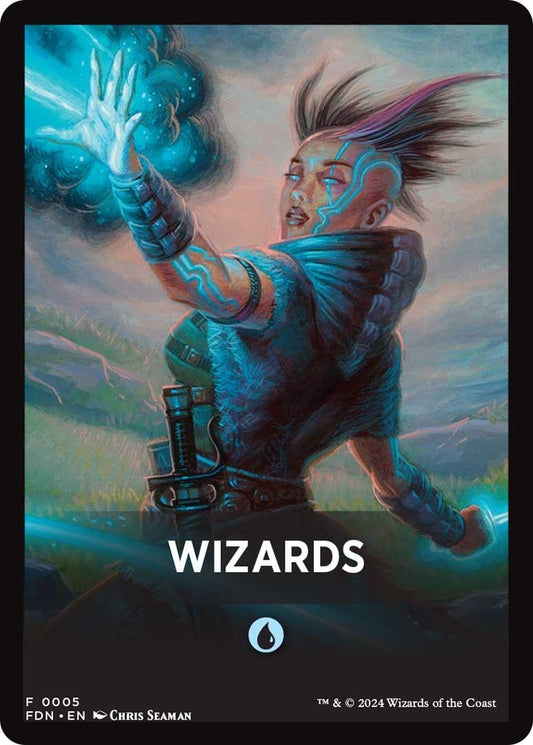 Image for Wizards Theme Card (5) - Magic: The Gathering